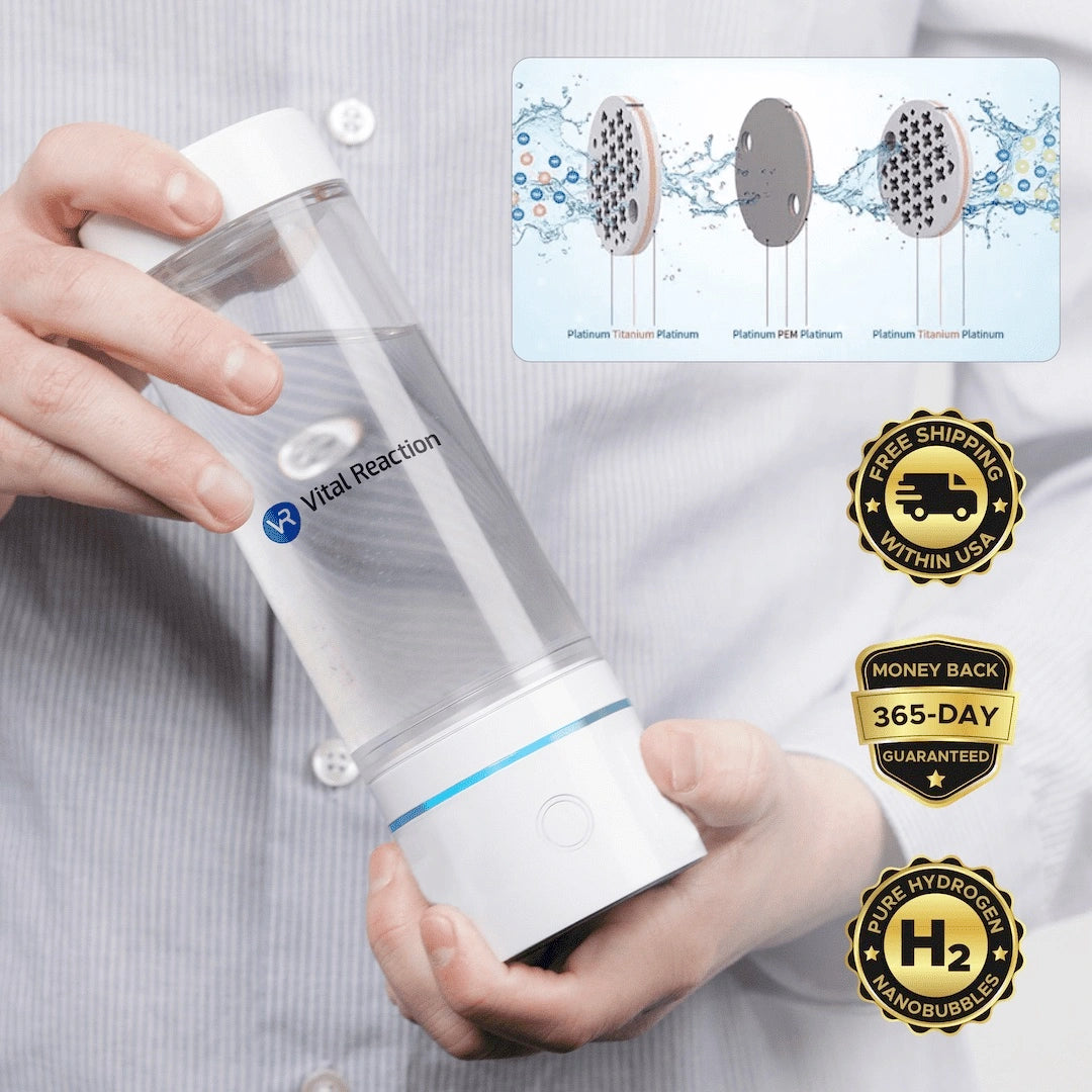 Hydrogen water bottle + 2 bottles of hydrogen tablets