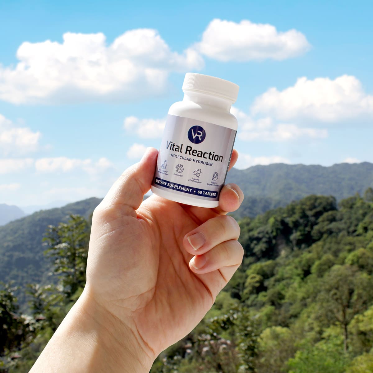 Tablet Reaction Vital Reaction® Molecular Hydrogen Tablets | 80mg Magnesium | 8–10 PPM ...