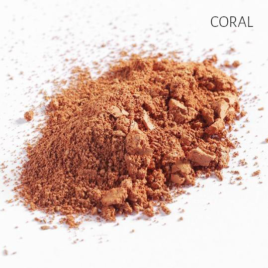 Vital Reaction Organic Make Mineral Blush Pack Coral Powder 